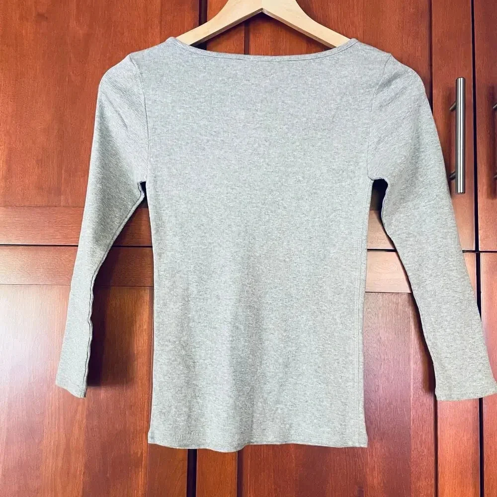 Free People Intimately Downtime Top Pajama Lounge Grey Size XS/Small